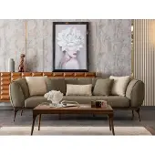 AEA 3er Couch 3 Sitzer Sofa Dreisitzer Polstersofa Sofa Grün Wohnzimmer