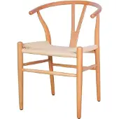 AEA Polsterstuhl Moderne Design Textil Lehnstuhl Beige Esszimmer Luxus Möbel