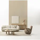 AEA Modernes Wohnset: 4-Sitzer, Sessel, Couch- & Beistelltisch für Ihr Wohnzimmer