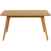 Dripio Table en chêne massif, huilée, dimensions 140x90 cm, pour 4 personnes