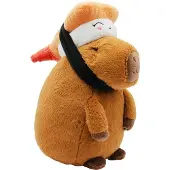 Joy toy Peluche capybara, motif sushi, 23 cm