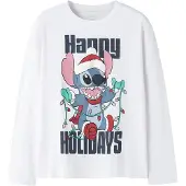 Name it T-Shirt 'NKFSyra Stitch' bleu marine / rose / rouge / blanc
