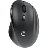 Manhattan 190237 Ergonomische Funkmaus USB-A/C 6 Tasten + Mausrad