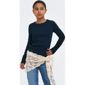 ONLY GIRLS T-Shirt 'KOGLUCKY' bleu foncé