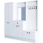 Skye Decor Locelso armoire | Blanc | Epaisseur 18mm