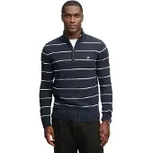 Superdry Pull à Demi-zip Cotton Stripe Knit