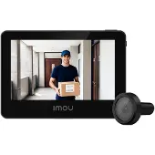 IMOU Judas de Porte connecté avec Caméra et écran de surveillance Noire