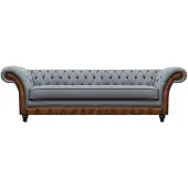 AEA Stilvolles Chesterfield Sofa Wohnzimmer Dreisitzer Textilmöbel Sitzcouch
