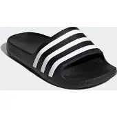 Adidas Claquettes / Tongs 'Adilette Aqua' noir / blanc
