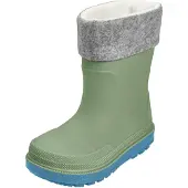 Playshoes Bottes en caoutchouc bleu / gris clair / olive