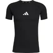 Adidas T-Shirt fonctionnel 'Xperior' noir / blanc