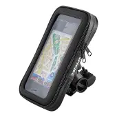 Dunlop Support pour téléphone portable pour vélo 11 x 3,5 x 18 cm, Support pour smartphone, Noir