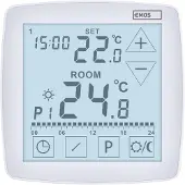 Emos OpenTherm Raumthermostat P56A02, programmierbar, verkabelt, Thermostat, Blanc
