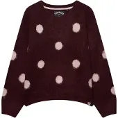 Superdry Pull-over poudre / lie de vin