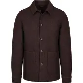 Suitable Surchemise Laine Bouclée Marron