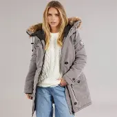 Brave Soul Parka en fausse fourrure Jacobs femmes - Gris