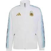 Adidas Veste de sport 'Argentinien Anthem' azur / bleu clair / moutarde / blanc