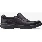Clarks , pantoufle pour homme Bradley Free, en cuir noir texturé, taille 42,5 (Europe)