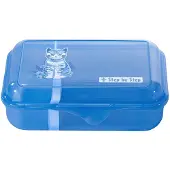 Step by step Cat Lilly, Lunch box, Bleu