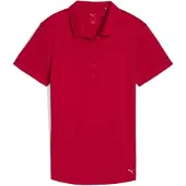Puma Femmes, T-shirt de sport, W Pure 2.0 SS Polo (XL), Rouge, XL