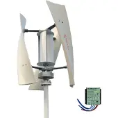 OEM Éolienne, axe vertical, fonctionnement silencieux, avec contrôleur, 2000W, 12V