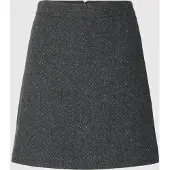 Selected Tweed-style A-line Mini-jupe Femme Le noir 36
