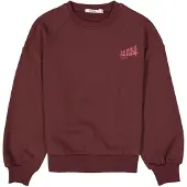 Garcia Sweat-shirt bleu clair / magenta / rouge foncé