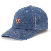 Levi's Casquette 'Monogram Cap' bleu denim / jaune foncé