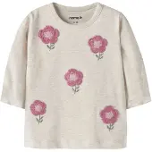 Name it T-Shirt 'NBFLAMAIA' beige / chamois / vert clair / rose ancienne