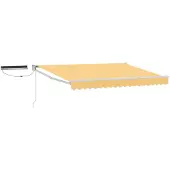 vidaXL Auvent électrique rétractable , couleur sable, 4,5 × 3 m