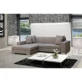 AEA Sofa Schlafsofa Designer Sofa mit Bettfunktion + Bettkasten Ecksofa Couch