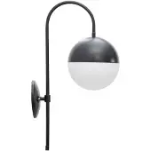 Mauro Ferretti Darky street E14 applique murale 19x31x51 cm noir blanc