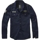 Brandit Chemise 'Luis' marine / gris