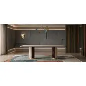 JVmoebel Table élégante avec des accents dorés, design moderne