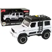 Leantoys Voiture voiture tout-terrain lumières sonores blanches véhicule 1:14
