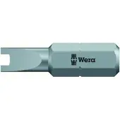 Wera 857/1 Z Embouts de serrage, taille 4, longueur 3, 18 mm 10 pces