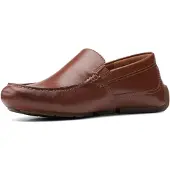 Clarks Markman Plain Mocassins en Cognac Cuir 41