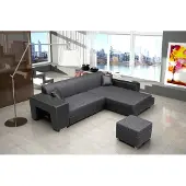 AEA Schlafsofa Eck Sofa Couch Bettfunktion Polster Eck Garnitur Schlaffunktion