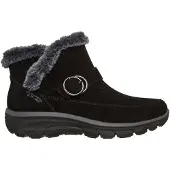 SKECHERS Slip-Ins Easy Going – Gentle Winter Damen Stiefelette Schwarz 168185-BLK