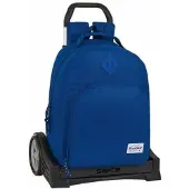 Safta Cartable à roulettes Evolution Oxford Bleu foncé - - Enfant - Noir
