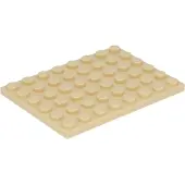 LEGO 6x8 Panneaux de construction Beige clair - 3036 NOUVEAU Quantité 25x