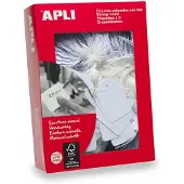 APLI Porte-étiquettes - emballage grand format, 50 x 70 mm, blanc