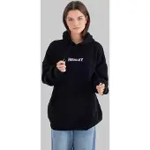 Hurley Urban Oversized Hoodie Noir M Femme