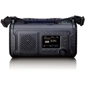 Lenco Radio portable DAB+/FM avec Bluetooth et batterie de 20 000 mAh, couleur noire