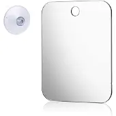 OCreon Miroir de douche avec ventouse - 13 x 17 cm