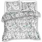 EStilex Ensemble de literie 18873 Percale de coton Fleurs violettes