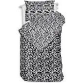 EL-TEX Ensemble de lit 140x200 Coton Mozaïque Gris