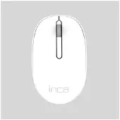 Inca Souris IWM-241RB CANDY DESING 3D- Blanc (Sans fil), Souris, Blanc