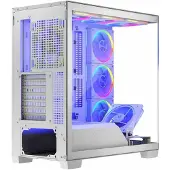 Modecom Volcano Stellar Argb Midi 8f Pc Tower Case Blanc