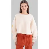 Hurley Island Sweatshirt Beige M Femme
